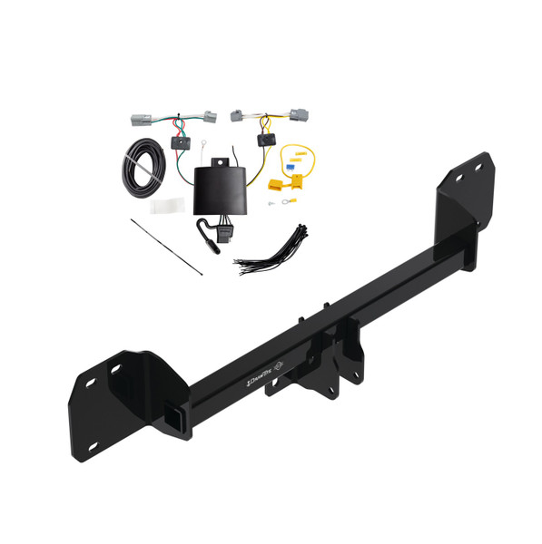 2019-2023 Volvo XC40 Draw-tite Hidden Hitch Completely Hidden Trailer Hitch 2 Inch Removable Receiver Bundle w/ Plug-n-Play T-One Wiring Harness - Draw-tite