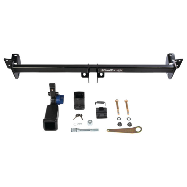 2021-2024 Toyota Sienna Draw-Tite Hidden Hitch Completely Hidden Trailer Hitch 2 Inch Removable Receiver Bundle w/ Plug-n-Play T-One Wiring Harness