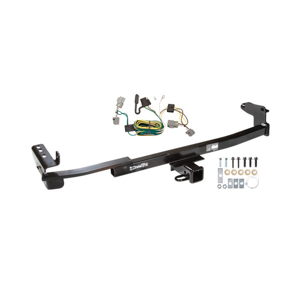 2005-2007 Ford Five Hundred Draw-tite Class 3 Trailer Hitch, 2 Inch Square Receiver Bundle w/ Plug-n-Play T-One Wiring Harness - Draw-tite