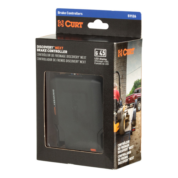 2013-2014 RAM 3500  CURT Discovery NEXT Time-Delay Trailer Brake Controller for 1-4 Axles #51126