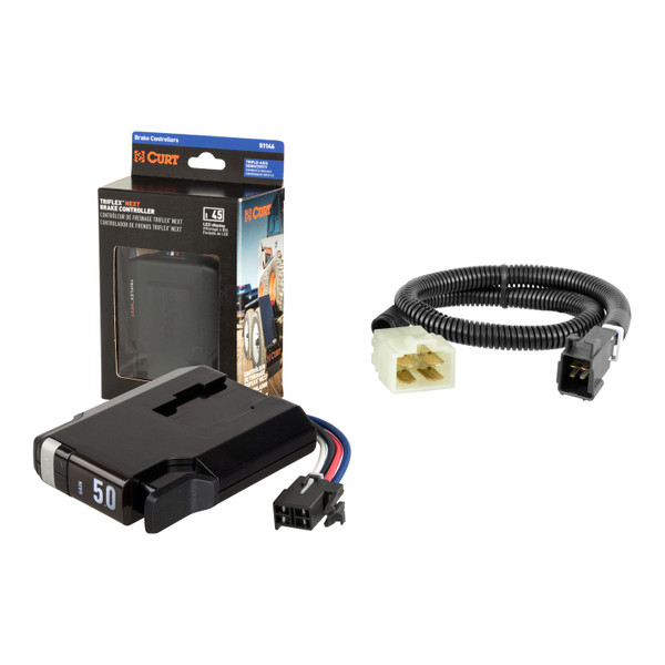 2021-2026 Genesis GV80  CURT TriFlex NEXT Proportional Motion-Sensing Trailer Brake Controller for 1-4 Axles #51146 - CURT