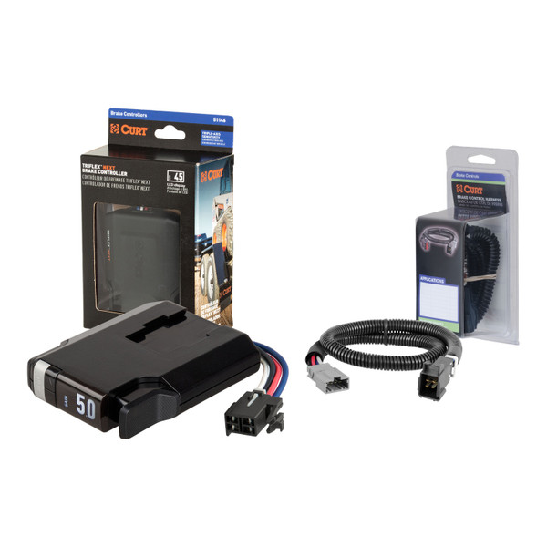 2019-2026 Honda Passport  CURT TriFlex NEXT Proportional Motion-Sensing Trailer Brake Controller for 1-4 Axles #51146 - CURT