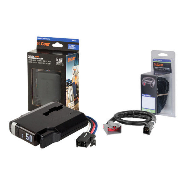 2012-2019 Lincoln MKT  CURT TriFlex NEXT Proportional Motion-Sensing Trailer Brake Controller for 1-4 Axles #51146 - CURT