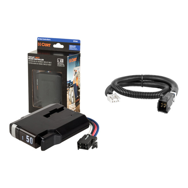 2023-2025 Mazda CX-50  CURT TriFlex NEXT Proportional Motion-Sensing Trailer Brake Controller for 1-4 Axles #51146 - CURT