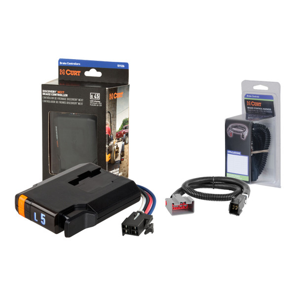 2015-2020 Lincoln Navigator  CURT Discovery NEXT Time-Delay Trailer Brake Controller for 1-4 Axles #51126 - CURT