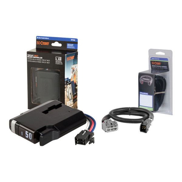2007-2010 Saturn Outlook  CURT TriFlex NEXT Proportional Motion-Sensing Trailer Brake Controller for 1-4 Axles #51146 - CURT