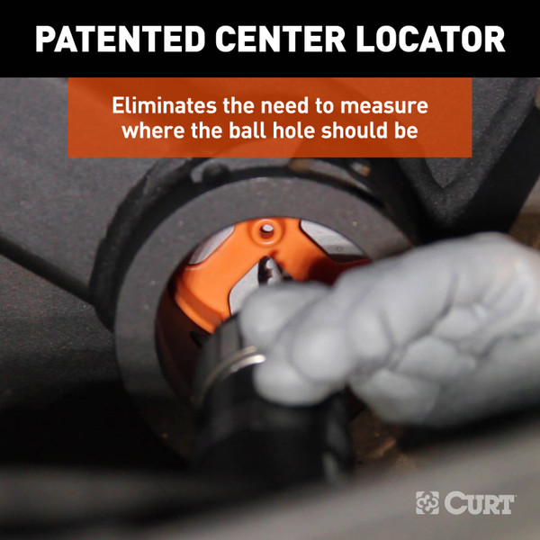 CURT 60704 PowerHaul Double Lock Gooseneck Hitch, Fits Select Chevrolet Silverado 2500 HD, 3500 HD, GMC Sierra 2500 HD, 3500 HD