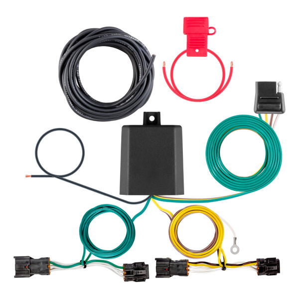 CURT 56553 Vehicle-Side Custom 4-Pin Trailer Wiring Harness, Fits Select Hyundai Santa Cruz - CURT