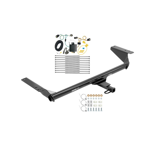 2017-2020 Chrysler Pacifica Touring L Draw-tite Class 2 Trailer Hitch, 1-1/4 Inch Square Receiver Bundle w/ Plug-n-Play T-One Wiring Harness - Draw-tite