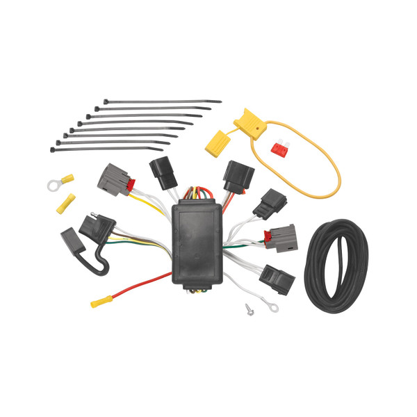 2007-2010 Chrysler Sebring Except Convertible Draw-tite Class 1 Trailer Hitch, 1-1/4 Inch Square Receiver Bundle w/ Plug-n-Play T-One Wiring Harness