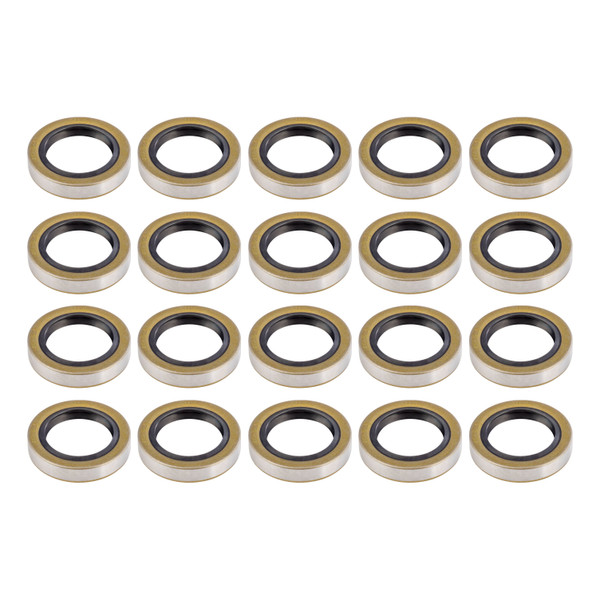 Lippert 2025047571 Double Lip Grease Seal, 3,500-4,400-lb. Axles, 1.719" Spindle Shaft Diameter, 2.561" Hub Bore Diameter, 20 Pack - Lippert
