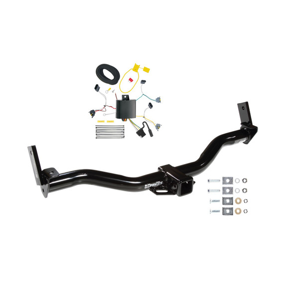 1997-2001 Mercury Mountaineer Draw-tite Class 3 Trailer Hitch, 2 Inch Square Receiver Bundle w/ Plug-n-Play T-One Wiring Harness 75083 - Draw-tite