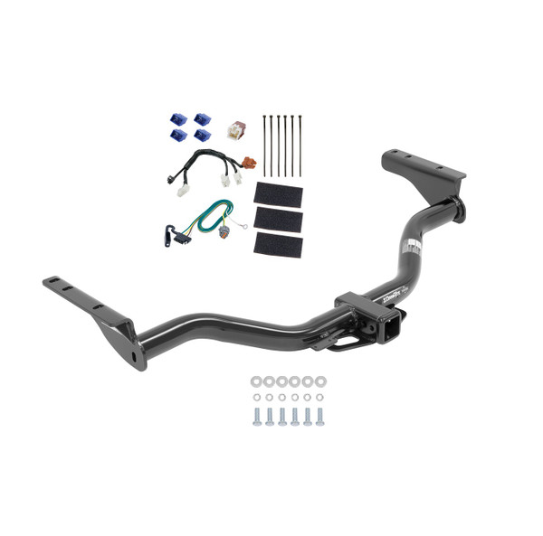 2018-2020 Nissan Pathfinder Draw-tite Class 4 Trailer Hitch, 2 Inch Square Receiver Bundle w/ Plug-n-Play T-One Wiring Harness - Draw-tite