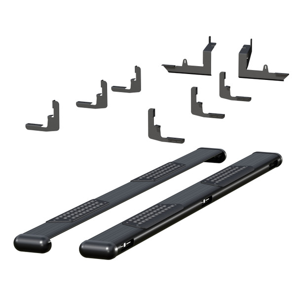 LUVERNE 585003 Aluminator 3-Light Aluminum Side Steps, Fits Select Chevrolet Silverado 1500, 2500 HD, 3500 HD, GMC Sierra 1500, 2500 HD, 3500 HD - Luverne