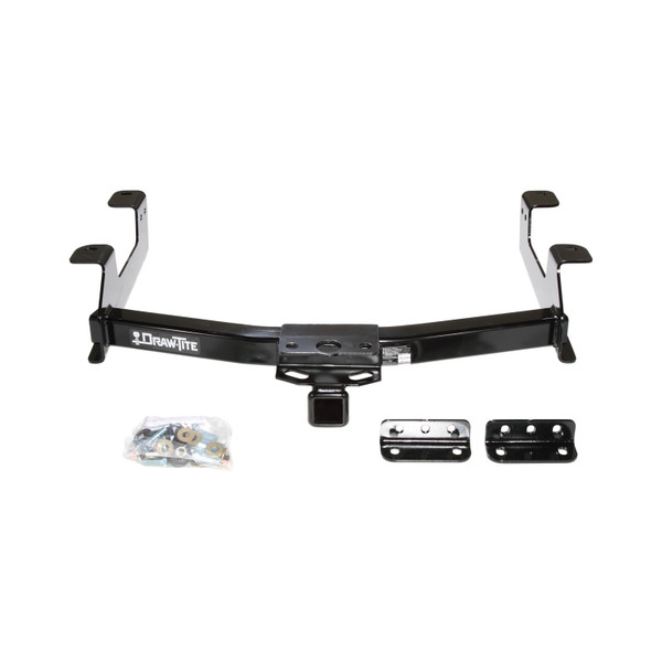 2011-2014 Chevrolet Silverado 3500 HD Draw-tite Class 4 Trailer Hitch, 2 Inch Square Receiver Bundle w/ Plug-n-Play T-One Wiring Harness