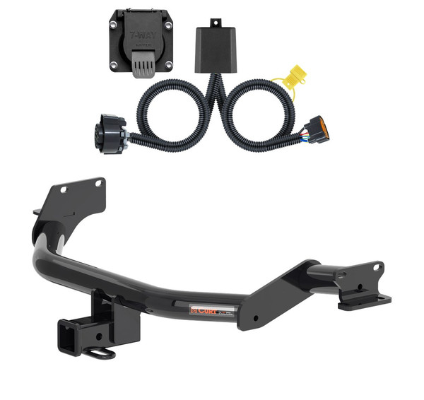 2020 - 2022 Kia Telluride Curt 2", Class 3 Trailer Tow Hitch + 7-way Wiring Kit 13420 - CURT