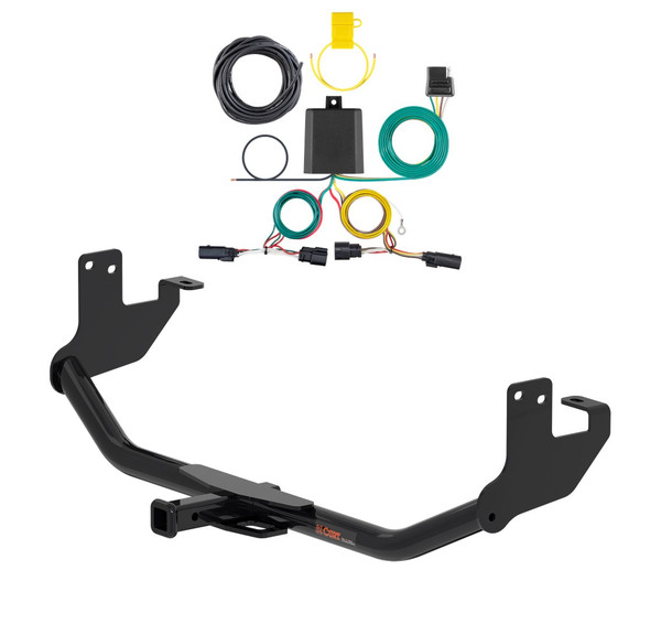 2019 - 2022 Chevrolet Trax Curt 1-1/4", Class 1 Trailer Tow Hitch + 4-flat Wiring Kit 11527 - CURT