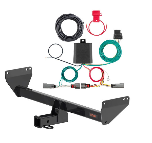 2023 - 2026 Mazda CX-50 Curt 2", Class 3 Trailer Tow Hitch + 4-flat Wiring Kit 13630 - CURT