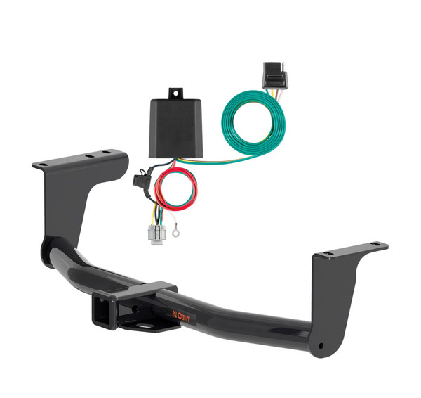 2025 - 2026 Nissan Murano Curt 2", Class 3 Trailer Tow Hitch + 4-flat Wiring Kit 13632 - CURT