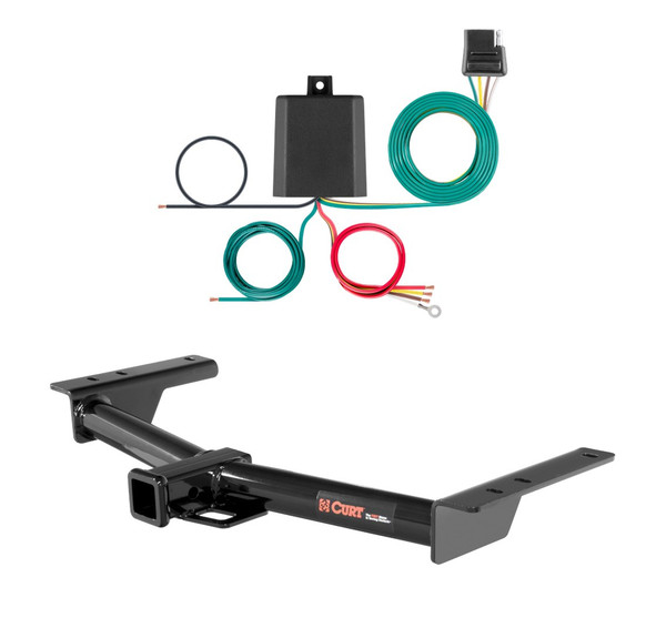 2026 Ford Transit-350 Curt 2", Class 3 Trailer Tow Hitch + 4-flat Wiring Kit 13193 - CURT