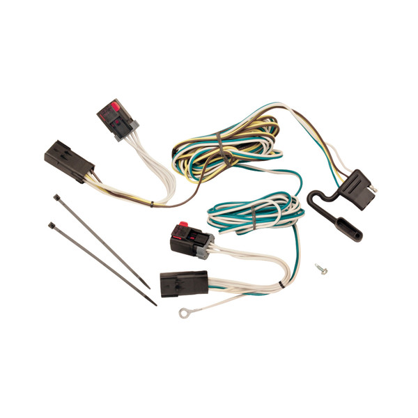 2008-2014 Dodge Challenger Except w/Quad Tip Exhaust Draw-tite Class 3 Trailer Hitch, 2 Inch Square Receiver Bundle w/ Plug-n-Play T-One Wiring Harness