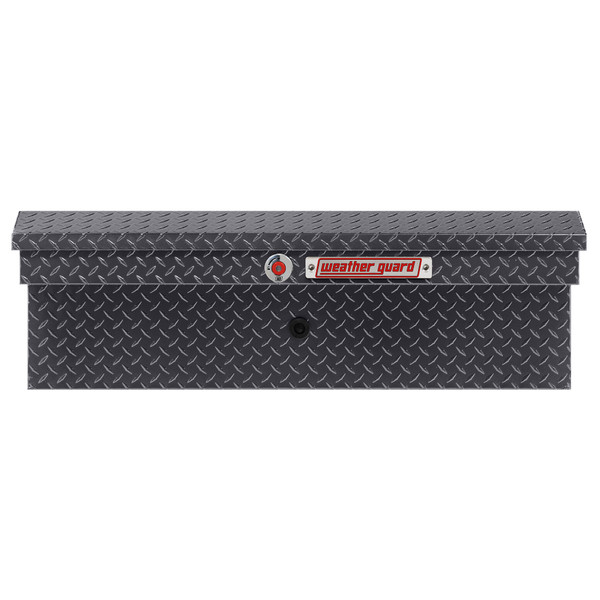WEATHER GUARD 180-6-04 41" Low Profile Lo-Side Truck Tool Box, 3 Cu Ft, Aluminum, Gunmetal Gray - Weather Guard
