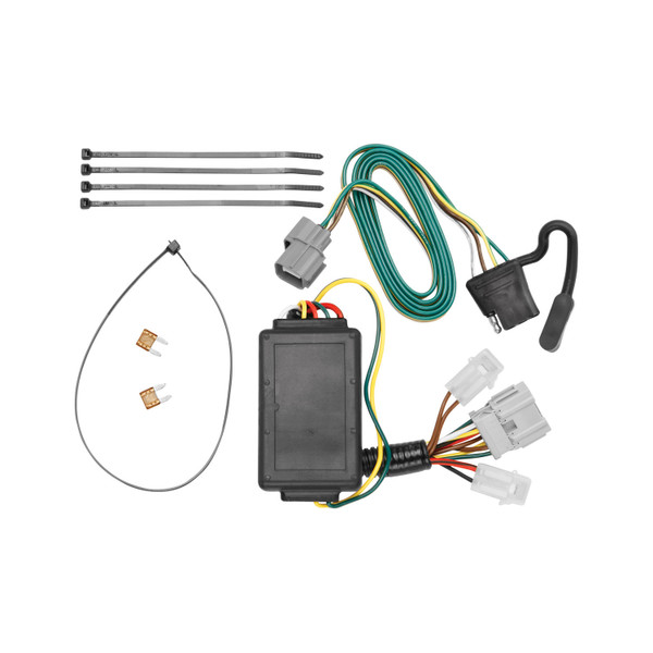 2009-2011 Honda Element Except SC Draw-tite Class 3 Trailer Hitch, 2 Inch Square Receiver Bundle w/ Plug-n-Play T-One Wiring Harness
