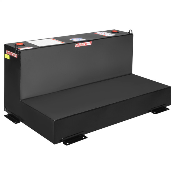 WEATHER GUARD 90 Gal L-Shape Diesel Transfer Tank 354-5-02, Black, Vented Cap, Interior Baffle, Lifetime Warranty - Weather Guard