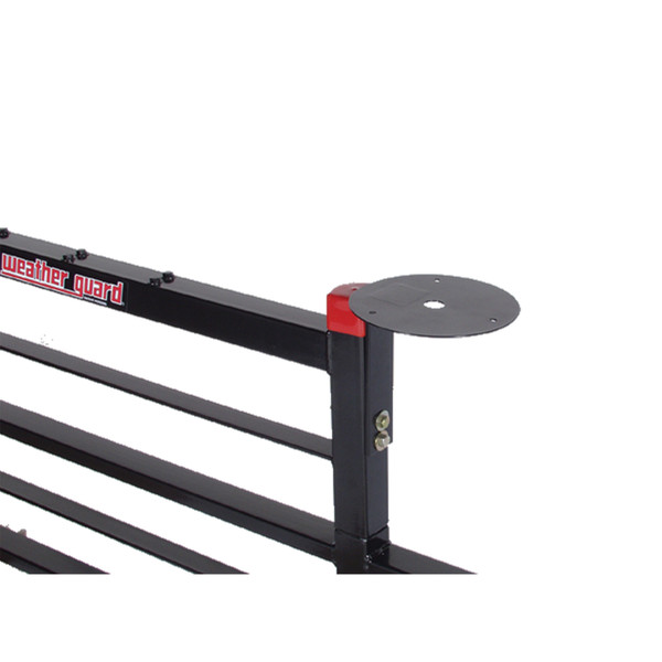 Weather Guard 1919 Cab Protector Ladder Mount, 8.5" H x 7.75" L x 8" W, Round Base Side Access, Steel Powder Coat - Weather Guard