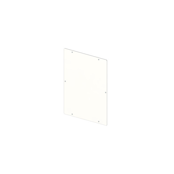 Weather Guard 96903-3-01 Solid Steel Bulkhead Panel, 20" x 15" x 0.125", White Powder Coat Van Storage Adapter Kit - Weather Guard