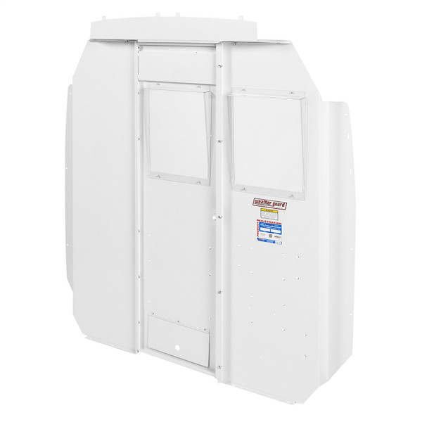 Weather Guard 96311-3-01D Mid-Roof Van Bulkhead Window, 68.75" x 68.75" x 7.75", White Steel Powder Coat - Weather Guard