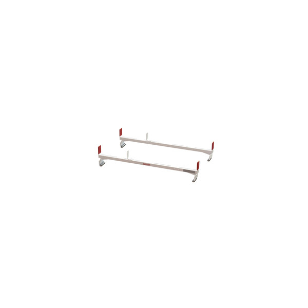 WEATHER GUARD 60" x 12" x 2" All Purpose Aluminum Van Roof Rack 218-3-03, 2 Cross Members, White Powder Coat - Weather Guard