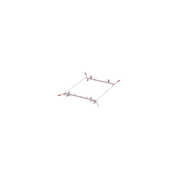 WEATHER GUARD 234-3-03 Quick Clamp Rack, 70" Wide, 4.2 ft, Aluminum Van Roof Rack, Dual Gas-Spring Clamps - Weather Guard