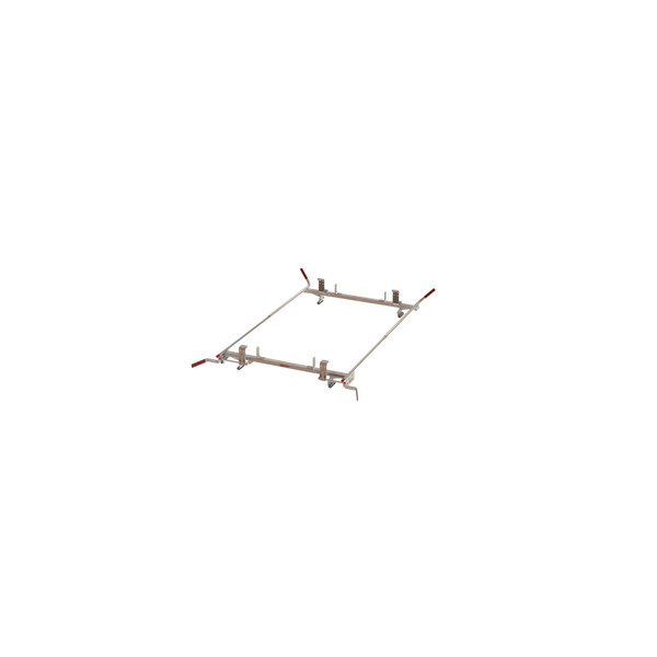 Weather Guard 224-3-03 Quick Clamp Van Rack, 60" Wide, Aluminum, Dual Gas-Spring Clamps, White Powder Coat - Weather Guard