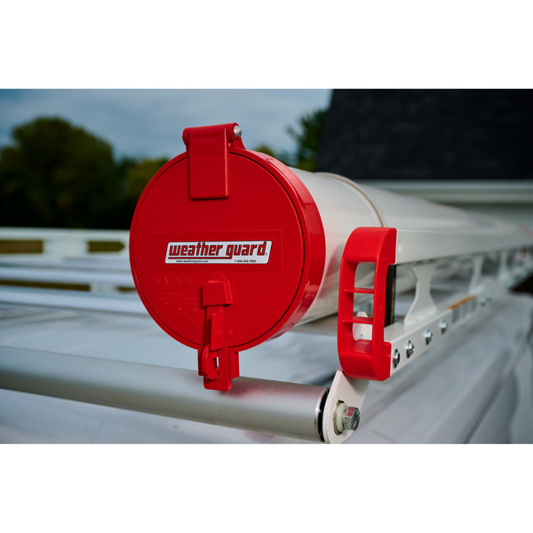 Weather Guard 239 6"x6"x1" PVC Conduit Carrier Kit, Red Steel/Plastic, Roof Rack Mount, Powder Coat Finish - Weather Guard