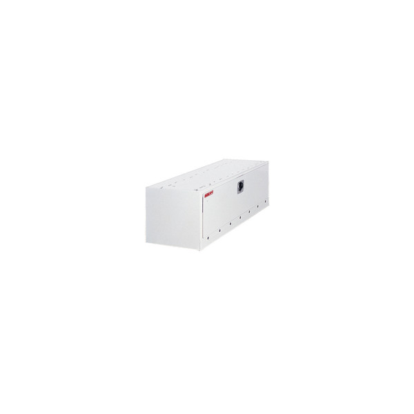 Weather Guard 9444-3-01 Wheel Well Cabinet, 42"W x 15"H x 14"D, White Steel Van Storage System - Weather Guard