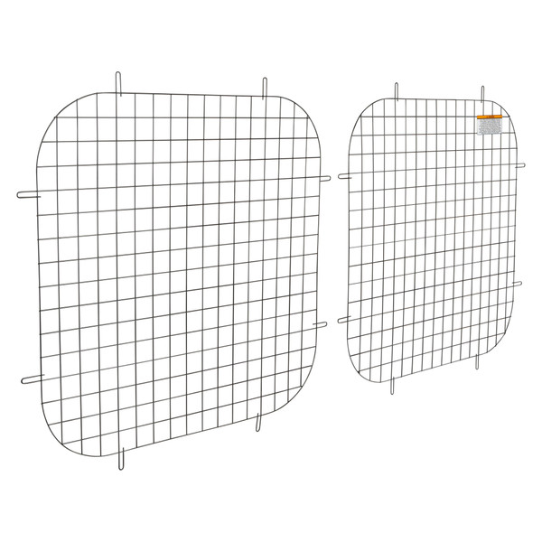 WEATHER GUARD 88050 28.88" x 26.25" Black Steel Window Screen, 7 Gauge Rear Door Security Screen, 2-Pack - Weather Guard