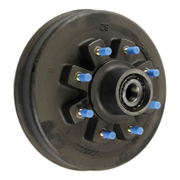 Lippert Threaded Hybrid Hub - 8,000-lb. 8 on 6-1/2", 17-1/2" Wheels, 5/8" Studs, Grease 243185 - Lippert