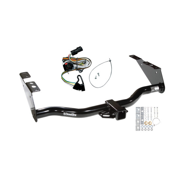 2001-2003 Chrysler Voyager Draw-tite Class 3 Trailer Hitch, 2 Inch Square Receiver Bundle w/ Plug-n-Play T-One Wiring Harness - Draw-tite