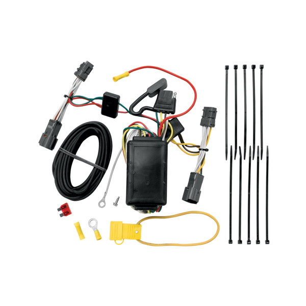 2014-2014 KIA Sedona 118.9" Wheelbase Draw-tite Class 3 Trailer Hitch, 2 Inch Square Receiver Bundle w/ Plug-n-Play T-One Wiring Harness