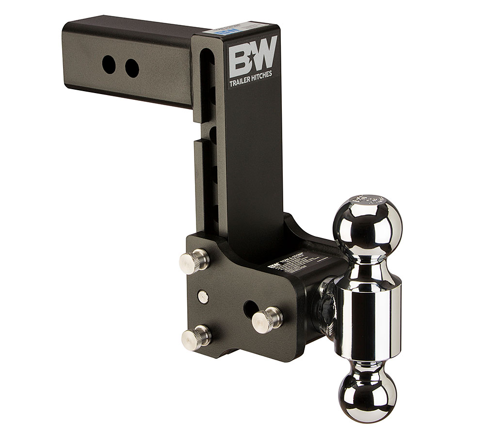 B&W 14.5K 7" Drop 7.5" Rise (2-5/16", 2" Balls) Adjustable Ball Mount Hitch For 2-1/2" Recievers  TS20040B thumbnail 0