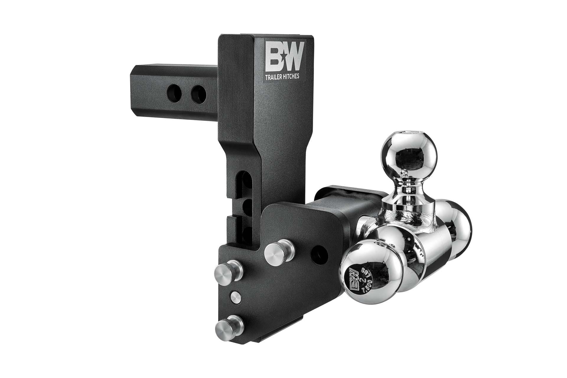 B&W 10K 4-1/2" Drop 5.5" Rise ( 1-7/8" , 2-5/16" Balls) Adjustable Ball Mount Hitch For 2" Recievers  TS10066BMP thumbnail 0