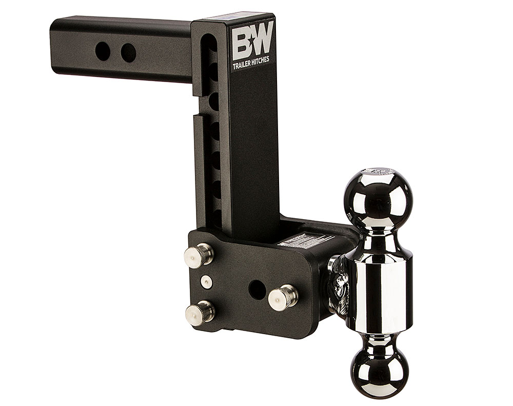 B&W 10K 7" Drop 7.5" Rise (2-5/16", 2" Balls) Adjustable Ball Mount Hitch For 2" Recievers  TS10040B thumbnail 0