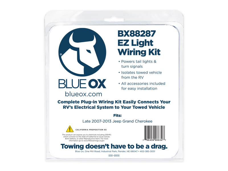 BlueOx EZ Light Wiring Harness Kit For Select EDGE BX88287 thumbnail 0