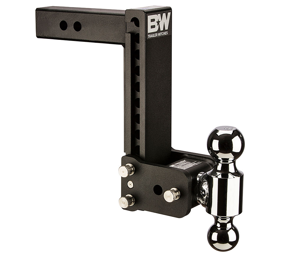 B&W 10K 9" Drop 3.5" Rise (2-5/16", 2" Balls) Adjustable Ball Mount Hitch For 2" Recievers  TS10043B thumbnail 0