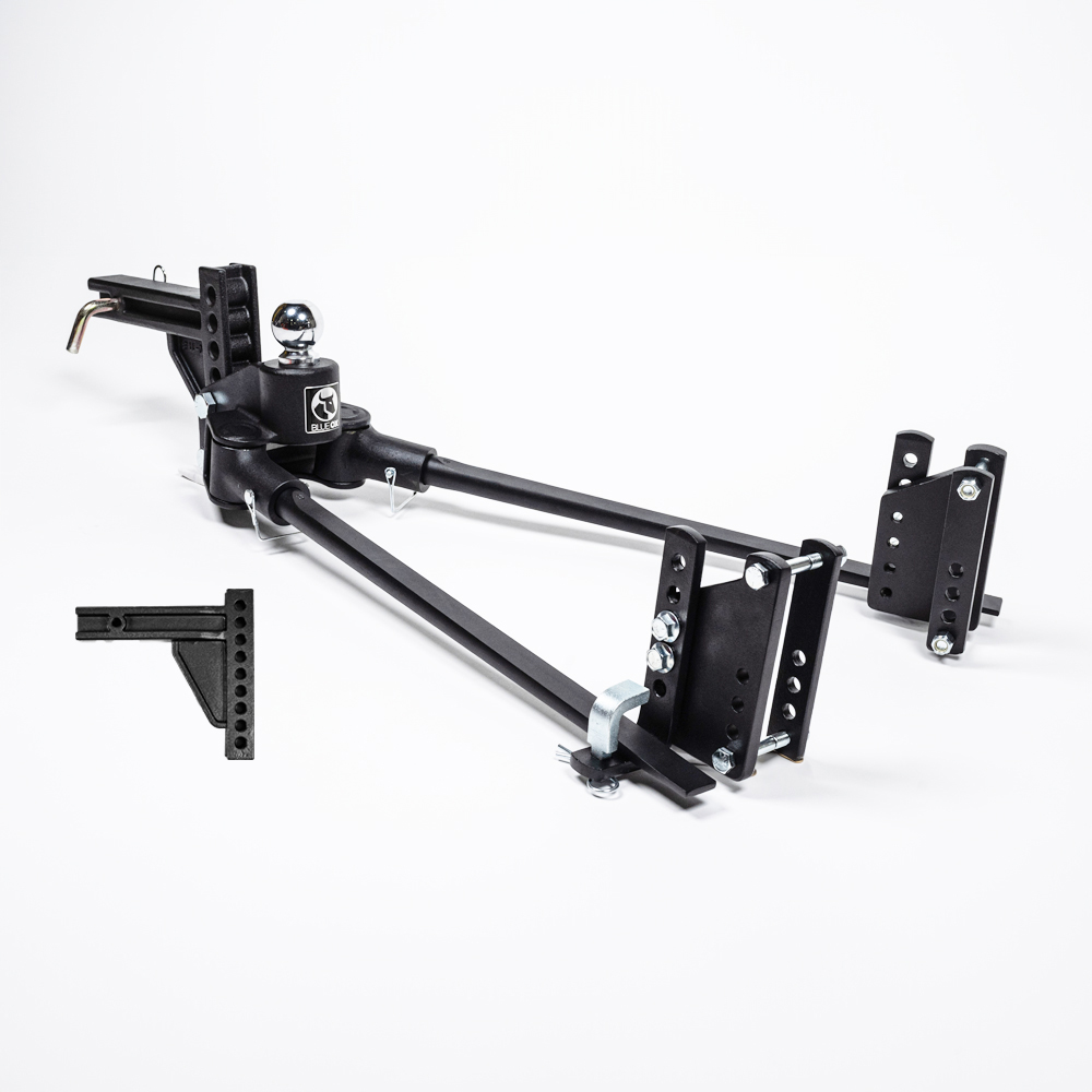 BlueOx 13k, 1k lb TW, TrackPro Weight Distribution Hitch, 2" Recievers 9-hole shank BXW1051 thumbnail 2