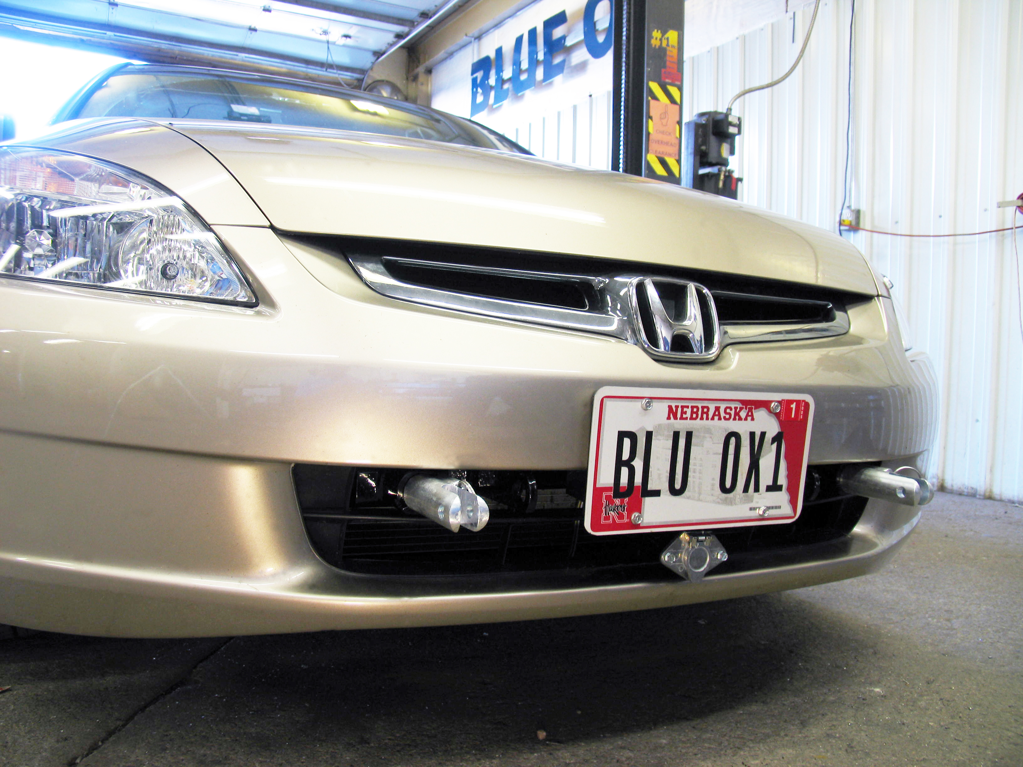 BlueOx Tow Bar Base Plate, Front Mount, RV Flat Towing for Select HYUNDAI ELANTRA SE thumbnail 0