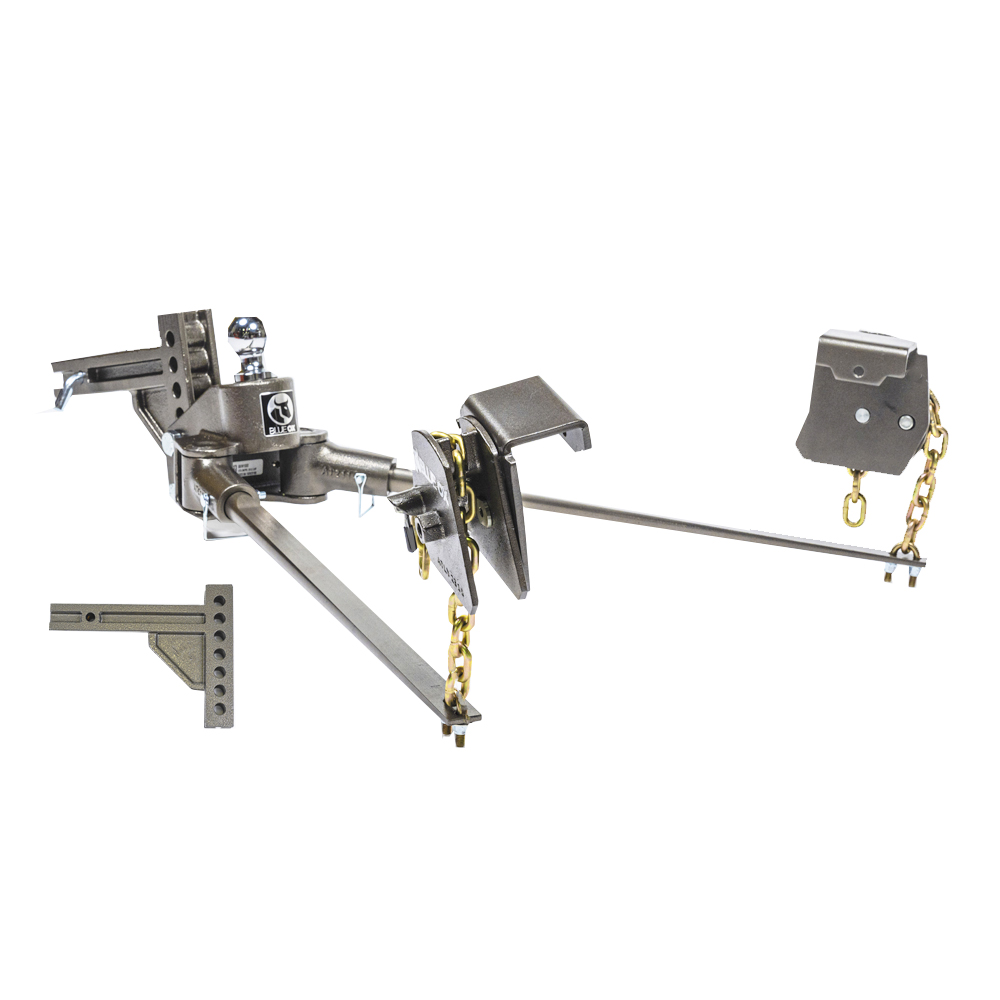 BlueOx 20k, 550 lb TW, SwayPro Weight Distributing Hitch, 2" Recievers 7-hole/9 receiver stinger BXW0553 thumbnail 0