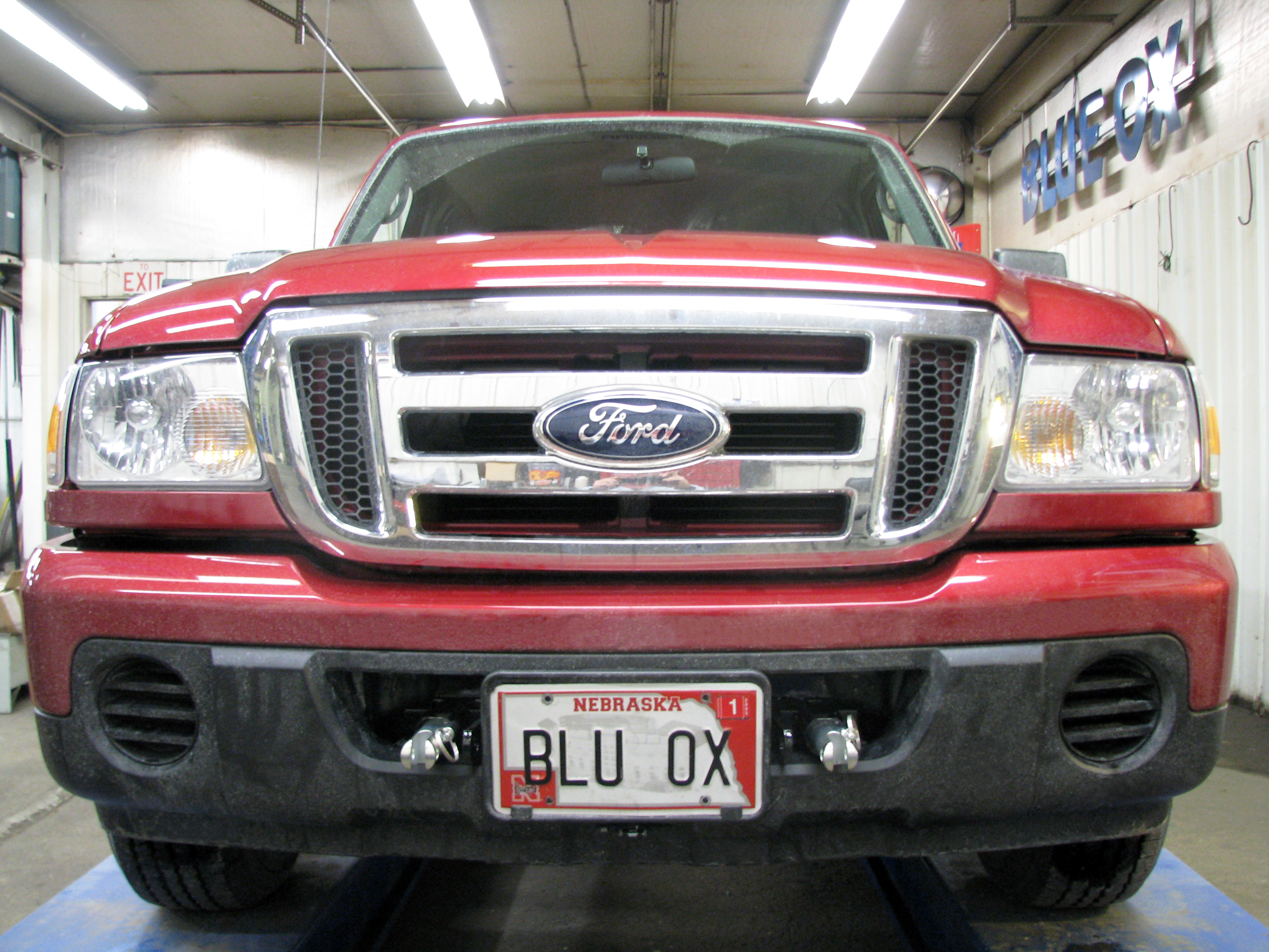 BlueOx Tow Bar Base Plate, Front Mount, RV Flat Towing for Select, FORD RANGER 2WD thumbnail 2
