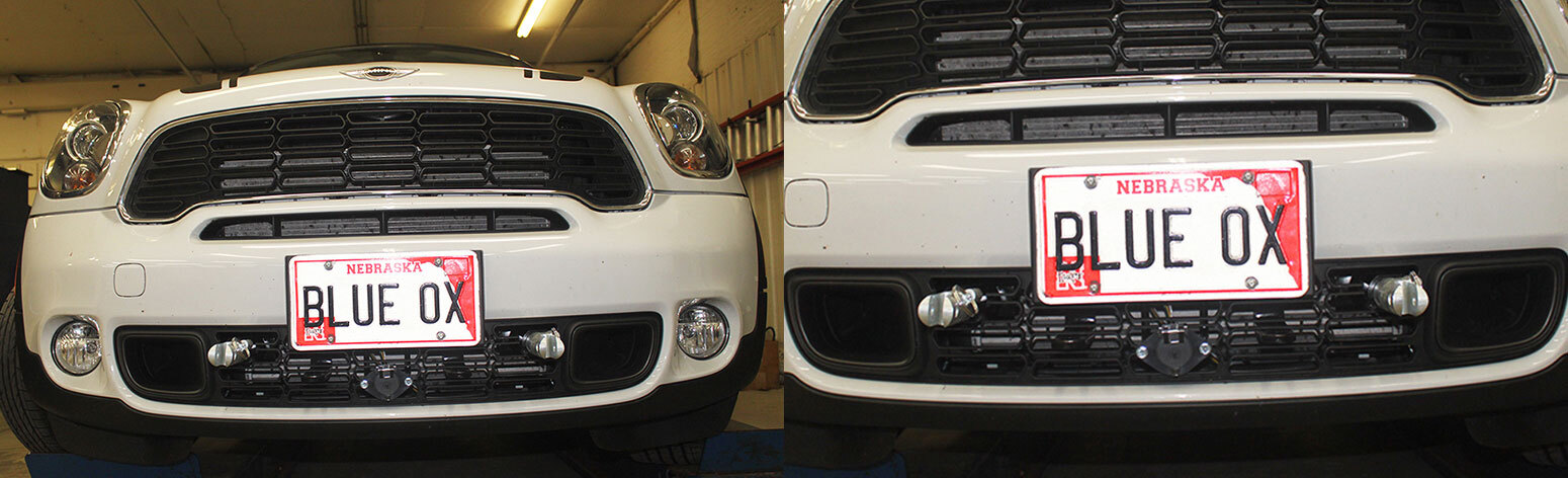 BlueOx Tow Bar Base Plate, Front Mount, RV Flat Towing for Select, BMW MINI COOPER, COUNTR thumbnail 0